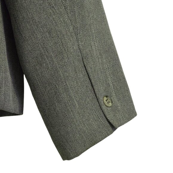 Giorgio Sant' Angelo Vintage Olive Green Single Breasted Blazer Sz 18W - Picture 6 of 9